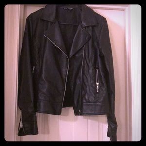 SALE!! Modern chic faux Leather jacket